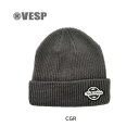 【お得なクーポン発行中】 べスプ VESP ニットキャップ ビーニー Rib Knit Beanie VPMB1022 【23-24モデル】