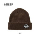 【お得なクーポン発行中】 べスプ VESP ニットキャップ ビーニー Rib Knit Beanie VPMB1022 【23-24モデル】