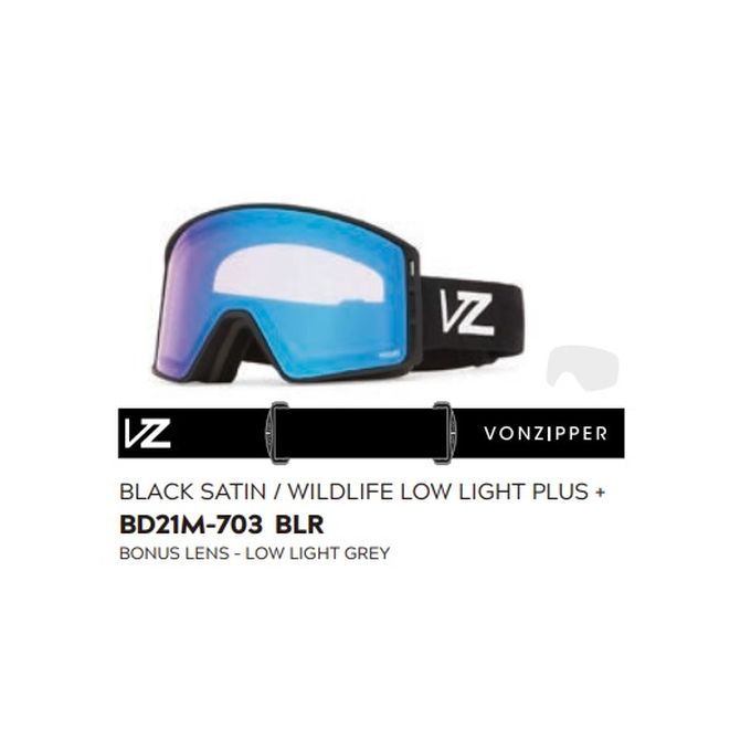 ボンジッパー VONZIPPER スキー スノーボード ジャパンフィット メガネ対応 ゴーグル VELO VFS BD21M703 【23-24モデル】