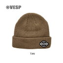 【お得なクーポン発行中】 べスプ VESP ニットキャップ ビーニー Rib Knit Beanie VPMB1022 【23-24モデル】