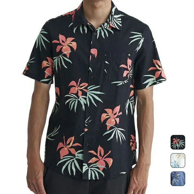 楽天SPOPIA NET SHOP【お得なクーポン発行中】 クイックシルバー QUIKSILVER メンズ スポーツ カジュアル ウェア トップス 半袖 シャツ フルボタン APERO CLASSIC SS AQYWT03312 【2024SS】