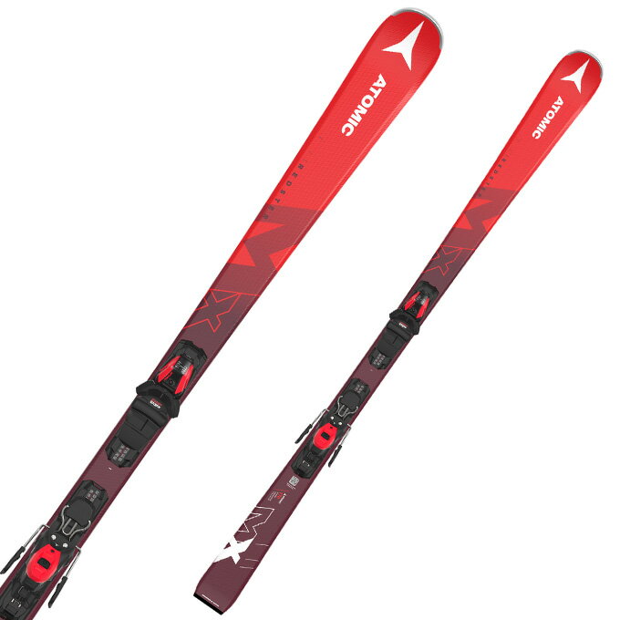 ATOMIC ( アトミック スキー板 ） 【2023-2024】 REDSTER MX + M10 GW レッドスター (AASS03332) 【金具付き スキーセット】
