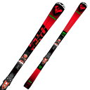 ROSSIGNOL ( ロシニョール スキー板 ) 【2023-2024】 HERO ELITE ST Ti （ヒーローエリート ST Ti ） NX12 KONECT GW B80 Black Hot Red 【金具付き スキーセット】