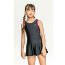 【お得なクーポン発行中】 ナイキ NIKE ジュニア ガールズ 水泳 水着 スイムウエア ナイキ SS24 GIRLS キュロットワンピース 1991082 0...