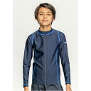 【お得なクーポン発行中】 ナイキ NIKE ジュニア ボーイズ 水泳 水着 スイムウエア ナイキ SS24 BOYS ロングスリーブ F/Z UV 1991092 010 【2024SS】