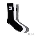 【お得なクーポン発行中】 クイックシルバー QUIKSILVER メンズ アクセサリー 小物 靴下 5足組 5 CREW PACK ソックス QSO241330...