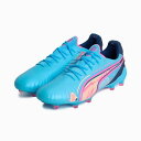 プーマ PUMA メンズ サッカー シューズ スパイク 天然芝 人工芝用 キング アルティメット VOL UP FG/AG 108069 01 【2024FW】