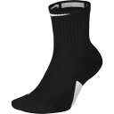 【お得なクーポン発行中】 ナイキ NIKE バスケットボール 靴下 ナイキ エリート ミッド ソックス SX7625-013 ブラック/ホワイト/(ホワイト)