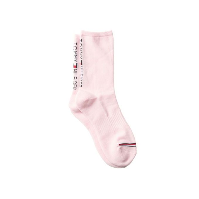 【2,000円OFFクーポン発行中】 トミーヒルフィガー TOMMY HILFIGER レディース ゴルフ 靴下 ソックス ミドルソックス バーチカルロゴ レディース THMB4SCL 48 【2024SS】