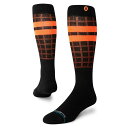 【お得なクーポン発行中】 スタンス STANCE スノーボード スキー ソックス FLYNN SNOW A758C23FLY BLK 【23-24モデル】