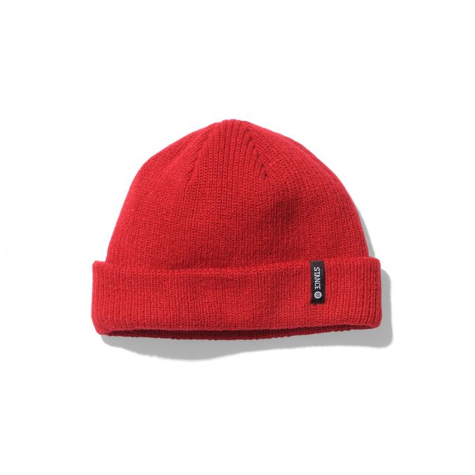 スタンス STANCE スノーボード スキー ビーニー ニットキャップ ICON 2 BEANIE SHALLOW A261C21STA RED 