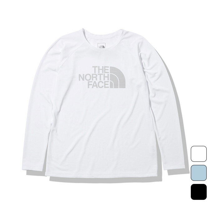 【クーポン発行中】ザ・ノースフェイス THE NORTH FACE レディース ランニング ウェア トップス 長袖 Tシャツ ロングスリーブGTDロゴクルー NTW12277 【2022SS】