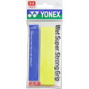 ヨネックス YONEX テニス ソフトテニス バドミントン アクセサリ ウェットスーパーストロングGRIP AC133 004 イエロー Y