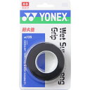 ヨネックス YONEX テニス ソフトテニス バドミントン アクセサリ ウェットスーパーストロングGRIP 3本入 AC135 007 ブラック