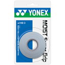 【お得なクーポン発行中】 ヨネックス YONEX テニス ソフトテニス バドミントン アクセサリ モイストスーパーグリップ 3本入 AC1483 011 ホワイ...