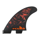 【お得なクーポン発行中】 エフシーエス FCS サーフィン フィン FCS II FT PC Medium Black/Red Tri Retail Fins ...