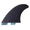 【お得なクーポン発行中】 エフシーエス FCS サーフィン フィン FCS II Power Twin+1 PG Black Retail Fins FPTX-...
