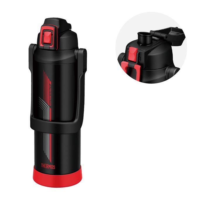 サーモス THERMOS スポーツボトル 水筒 真空断熱スポーツボトル FJI-1500 (1.5L) BKR