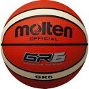 【2,000円OFFクーポン発行中】 モルテン molten バスケットボール 6号球 GR6 BGR6OI オレンジ×アイボリー
