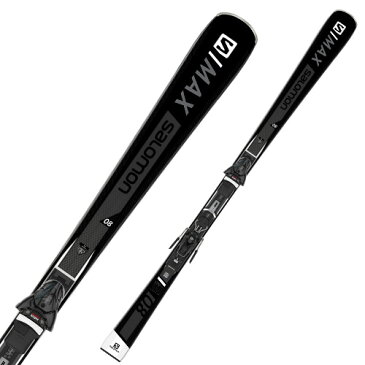 *期間限定ポイントアップSALOMON サロモン スキー板  最終売りつくし価格 正規カタログ商品【2019-2020】 S/MAX8 SMAX8 エスマックス8 BLACK + Z10 GW 【金具付き スキーセット】