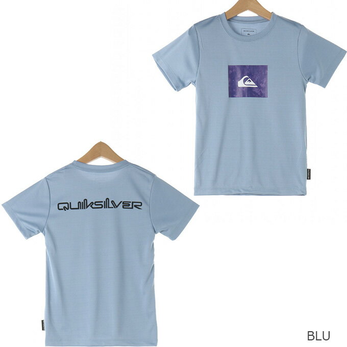 クイックシルバー QUICKSILVER キッズ ジュニア ラッシュガード 半袖 Tシャツ MW BOX SS KIDS KLY221102 【2022SS】