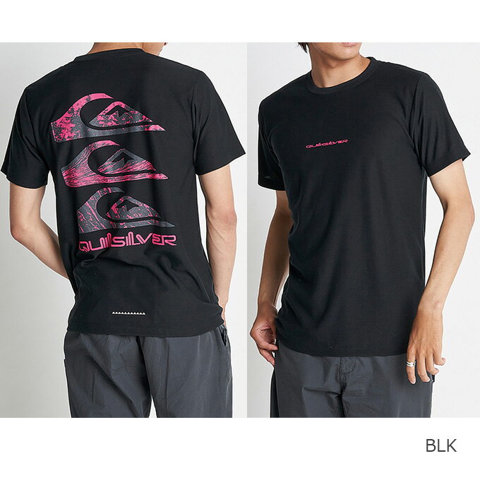 クイックシルバー QUICKSILVER メンズ 半袖 ラッシュガード Tシャツ M&W TRIPLE STACKS SS QLY221033 【2022SS】