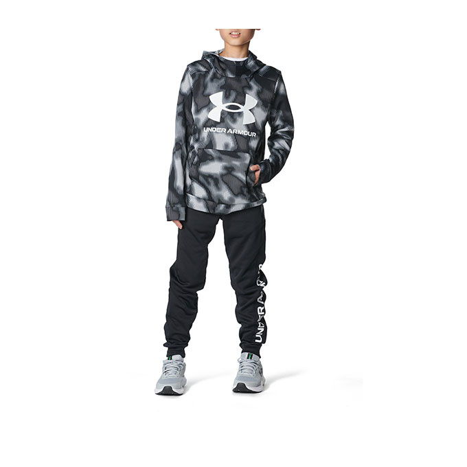 A_[A[}[ UNDER ARMOR WjA {[CY t[X UA ARMOUR FLEECE PRINTED JOGGER PANTS 1381174 y2023FWz