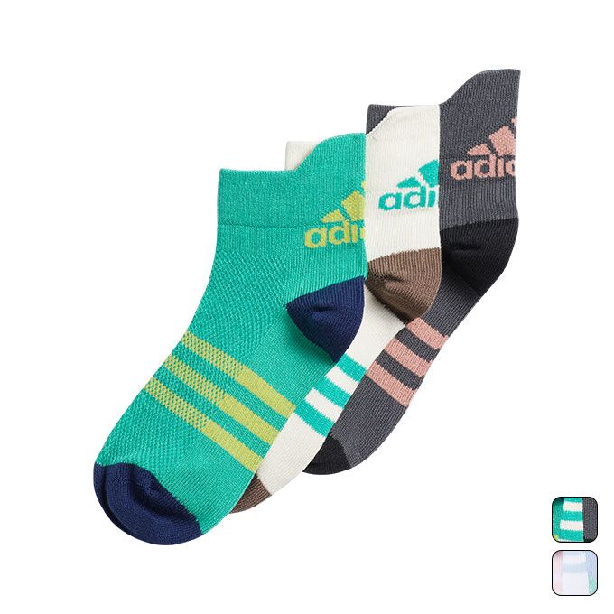 【クーポン発行中】 アディダス adidas キッズ ジュニア スポーツ トレーニング 小物 靴下 キッズ メッシュ3P アンクル ソックス BUZ95 【2023SS】