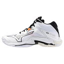 【お得なクーポン発行中】 ミズノ MIZUNO メンズ レディース バレーボール シューズ WAVE LIGHTNING Z8MID V1GA240551 ホワ...