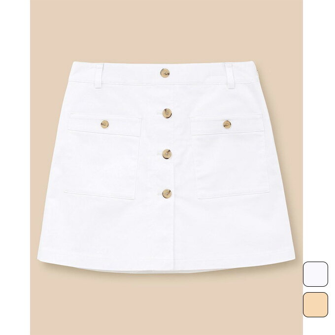 【2,000円OFFクーポン発行中】 キャロウェイ callaway レディース ゴルフ ウェア ボトムス ツイルインナースカート（ショートパンツ一体型） C24128201 【2024SS】