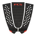 【お得なクーポン発行中】 エフシーエス FCS サーフィン デッキパッド Toledo Tread-Lite Charcoal/Red 【品番】FFT09 【2...