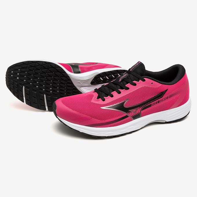 ミズノ MIZUNO メンズ レディース 陸上 レーシング ランニング シューズ DUEL SONIC 3 U1GD233412 12 ピンク×ブラック 【2024SS】 その1