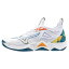 ミズノ MIZUNO メンズ レディース バレーボール シューズ WAVE MOMENTUM 3 V1GA231256 ホワイト×オレン..