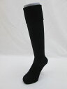 【2,000円OFFクーポン発行中】 日本製オリジナル サッカーストッキング(無地) ブラック sns-01