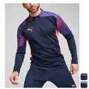 【お得なクーポン発行中】 プーマ PUMA メンズ サッカー ウェア トップス 長袖 フルジップ ジャージ INDIVIDUAL ファイナル 1/4 ジップ ト...