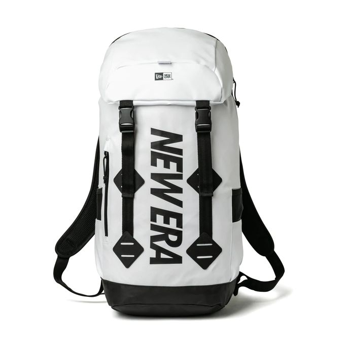 ＊クーポン発行中ニューエラ NEW ERA メンズ レディース カジュアルバッグ バックパック ラックサック 35L プリントロゴ TPU 13061325 ホワイト 【2022SS】