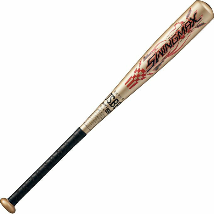 ゼット ZETT野球 スイングマックス SWINGMAX 少年軟式 金属製バット BAT75472 8201 シャンパンゴールド 【2024SS】