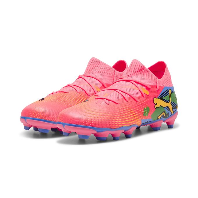 プーマ PUMA ジュニア サッカー スパイク シューズ 天然芝 人工芝用 K) フューチャー 7 マッチ NJR COPA FG/AG 107841 01 【2024SS】