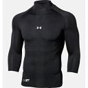 【お得なクーポン発行中】 アンダーアーマー UNDER ARMOR 野球 MEN UAヒートギアアーマー コンプレッション 3/4モック 1358644 001...
