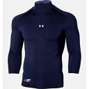 【お得なクーポン発行中】 アンダーアーマー UNDER ARMOR 野球 MEN UAヒートギアアーマー コンプレッション 3/4モック 1358644 410...