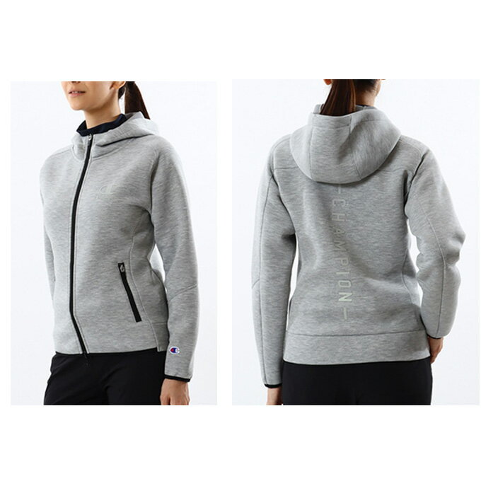 チャンピオン CHAMPION レディース ゴルフ ウェア アウター TW 3LS ZIP HOODED SWEATSHIRT CW-ZG102 【2024SS】 その1
