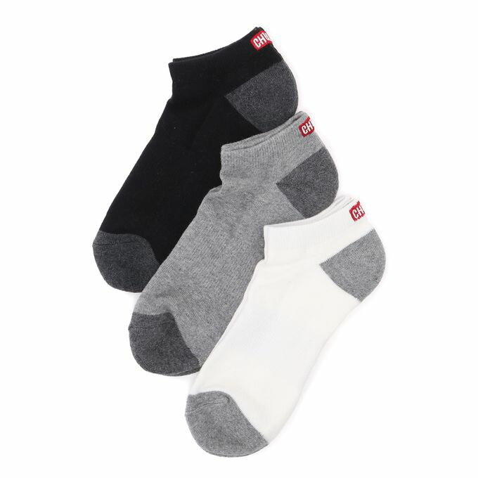 ڥݥȯ ॹ CHUMS  ǥ ȥɥ  3P CHUMS Logo Ankle Socks CH06-1113 2024SS