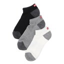 【2,000円OFFクーポン発行中】 チャムス CHUMS メンズ レディース アウトドア 靴下 3P CHUMS Logo Ankle Socks CH06-...