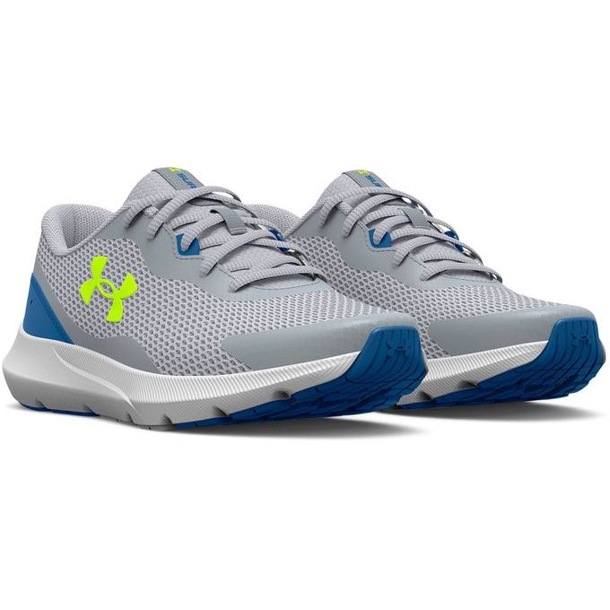 アンダーアーマー UNDER ARMOR キッズ ジュニア ボーイズ ランニング シューズ UA BGS Surge 3 3024989 100 【2023SS】のサムネイル
