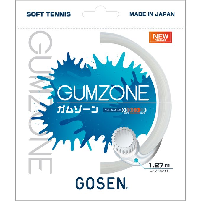 【クーポン発行中】 ゴーセン GOSEN ソフトテニス ガット ガムゾーン SSGZ11 AW