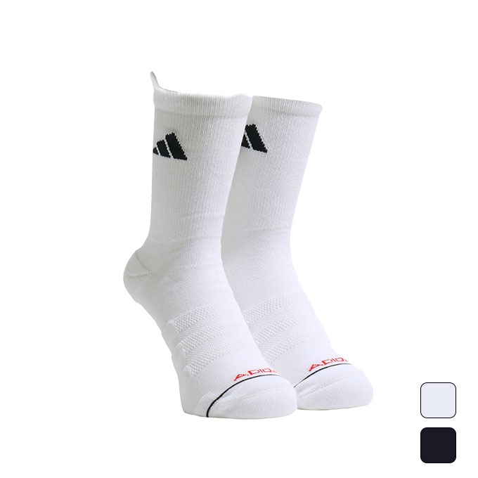 【お得なクーポン発行中】 アディダス adidas メンズ ゴルフ 小物 靴下 ソックス クルー丈 箱入り クッションソックス MGR80 【2023FW】