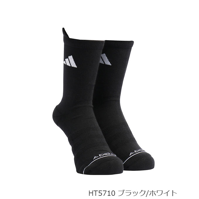 【お得なクーポン発行中】 アディダス adidas メンズ ゴルフ 小物 靴下 ソックス クルー丈 箱入り クッションソックス MGR80 【2023FW】 3