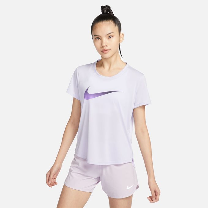 ナイキ NIKE レディース ランニング ウェア トップス Tシャツ ナイキ ウィメンズ ワン DF スウッシュ ハイブリッド S/S トップ DX1026 536 【2023SS】