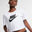 ナイキ Tシャツ レディース ナイキ NIKE レディース スポーツウェア ウェア トップス Tシャツ ナイキ ウィメンズ エッセンシャル クロップ アイコン フレンチテリー Tシャツ BV6176 100