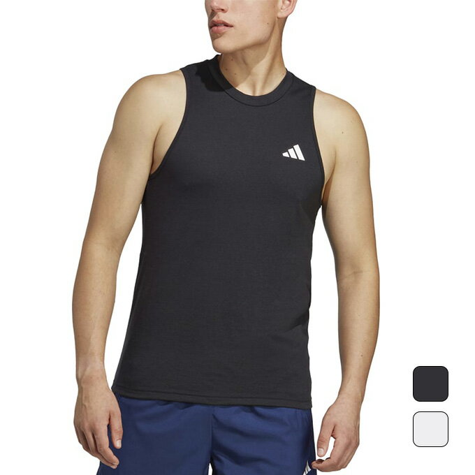 【クーポン発行中】 アディダス adidas メンズ スポーツ トレーニング ウェア 袖なし ランニング M RE-ES FEELREADY タンクトップ US326 【2024SS】